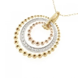 K18YG/PT900/K18PG Dây chuyền kim cương 1.50CT - Hàng hiệu Authentic 851158