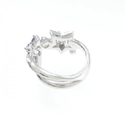 Nhẫn ngón tay hồng sapphire K18WG 0.24CT 668419