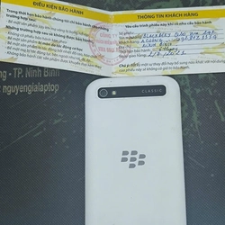 BlackBerry Q10 White viền Gold 329304