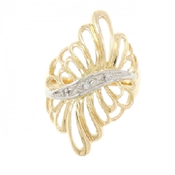 Nhẫn kim cương K18YG/PT900 0.03CT - Hàng hiệu Authentic 848856