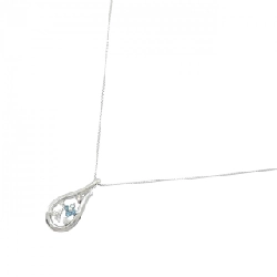 K18WG Hoa Hồng Kim Cương Dây Chuyền 0.08CT - Hàng hiệu Chính hãng 859720