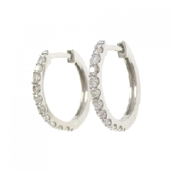 PT900 Bông tai kim cương 0.34CT - Hàng hiệu Authentic