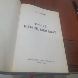 V.I. LÊNIN Bàn về KIỂM KÊ KIỂM SOÁT 385035