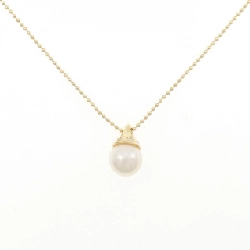 K18YG Ngọc trai Akoya Dây chuyền 7.2mm - Hàng hiệu Chính hãng