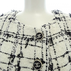 Áo khoác không cổ CHANEL 635876