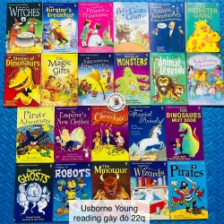 Set 5 Usborne Young Reading Series 1 – bộ vàng gáy đỏ (22 cuốn)