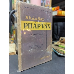 KHẢO SÁT PHÁP VĂN ĐỆ NHẤT - NGUYỄN VĂN DU