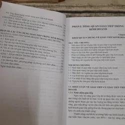 Giáo trình Giao tiếp trong Kinh Doanh. Tiến sỹ Ng. Thị Vân- ĐH Công Nghiệp HCM 781554
