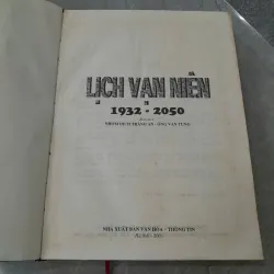LỊCH VẠN NIÊN 1932-2050 - TRÀNG AN, ÔNG VĂN TÙNG 786888