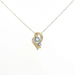 K18YG Aquamarine Necklace - Hàng hiệu Authentic