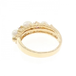 Nhẫn ngọc trai Akoya K18YG - Hàng hiệu Authentic 854774