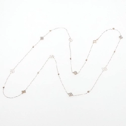 K18PG Hoa Kim Cương Dây Chuyền 1.00CT - Hàng hiệu Chính hãng 848009