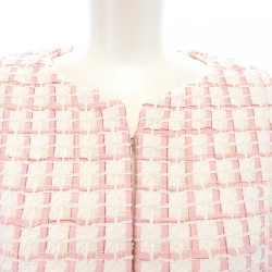 【Mã giảm giá】Áo khoác không cổ CHANEL 644054