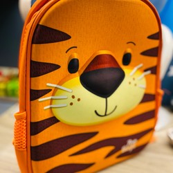 Ba lô zoo bag 31x28x8 màu cam mới tinh 140678