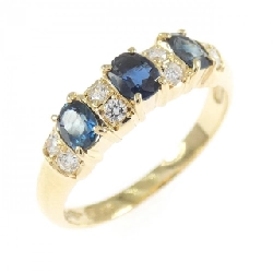 Nhẫn Sapphire K18YG - Hàng hiệu Authentic