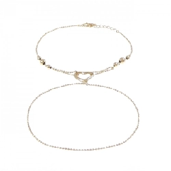 K18YG Vòng tay ngón tay - Hàng hiệu Authentic 873464