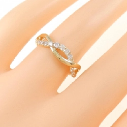 Nhẫn kim cương K18YG 0.25CT 672312