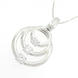 K18WG Dây chuyền kim cương 0.50CT - Hàng hiệu Chính hãng 860293