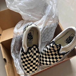 Classic Slip-On Checkerboard Stackform Shoe 201863