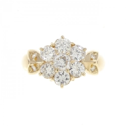 Nhẫn kim cương hoa K18YG 1.00CT - Hàng hiệu Authentic 855401