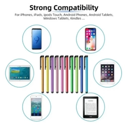 Combo 5 bút cảm ứng đa năng chi Iphone, Ipad, điện thoại Samsung (Màu ngẫu nhiên) 330807