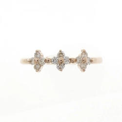 Nhẫn kim cương hoa K18PG 0.20CT 667197