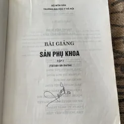 Bò giảng sản phụ khoa 2 ; hơn 300 trang khổ lớn  1019548