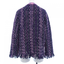 【Mã giảm giá】Áo khoác không cổ CHANEL 644293