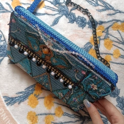 Túi xách handmade cườm hoa 547279