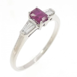 Nhẫn Ruby PT900 0.28CT - Hàng hiệu Chính hãng