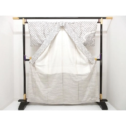 Áo kimono thăm viếng, dệt tơ, nhuộm hồng gấc - Hàng hiệu Authentic 877385