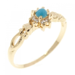 Nhẫn Turquoise K18YG - Hàng hiệu Authentic