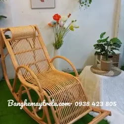 Ghế thư giãn bập bênh mây tre 957477