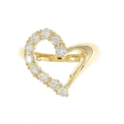 Nhẫn kim cương hình trái tim K18YG 0.50CT 672216