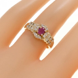 Nhẫn Ruby K18YG - Hàng hiệu Chính hãng 854069