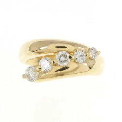 Nhẫn kim cương K18YG 0.53CT 673474