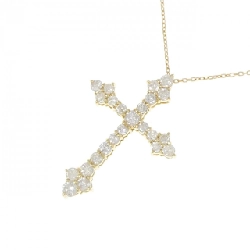 K18YG Dây chuyền kim cương hình chữ thập 1.11CT - Hàng hiệu Chính hãng 847697