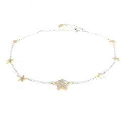 K18YG/K18WG Vòng tay kim cương sao 0.1CT - Hàng hiệu Chính hãng 874646