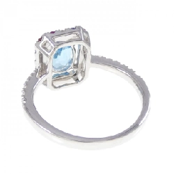 Nhẫn Blue Topaz 750WG 667366