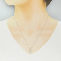 K18WG Dây chuyền kim cương 0.717CT - Hàng hiệu Chính hãng 863693