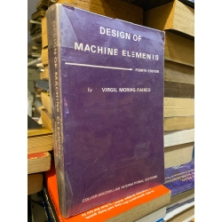 Design of Machine Elements, 4th edition - Virgil Moring Faires