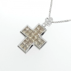 K18WG Dây chuyền kim cương - Hàng hiệu Authentic 860216