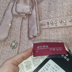 Set vest nữ phối đính ngọc trai và họa tiết tinh tế size M 746062