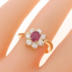 Nhẫn ruby K18YG 0.45CT 668188