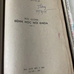 BÀI GIẢNG BỆNH HỌC NỘI KHOA - 2 tập- 600 trang  750224