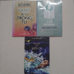 Combo 3 cuốn Nhật kí Trong tù - Hồ Chí Minh thời niên thiếu - Ông già và biển cả