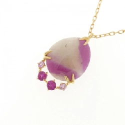 K18YG Dây chuyền Ruby - Hàng hiệu Chính hãng 863928