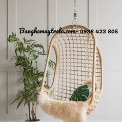 Ghế xích đu đơn mây tre 462111