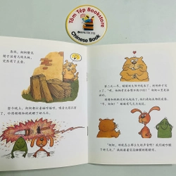 Truyện tranh Thỏ Bông Bông và Ếch nhảy nhót- tiếng Trung 493009
