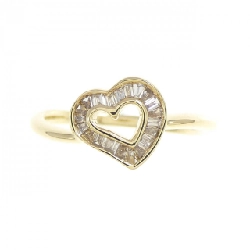 Nhẫn kim cương hình trái tim K18YG 0.14CT 669743